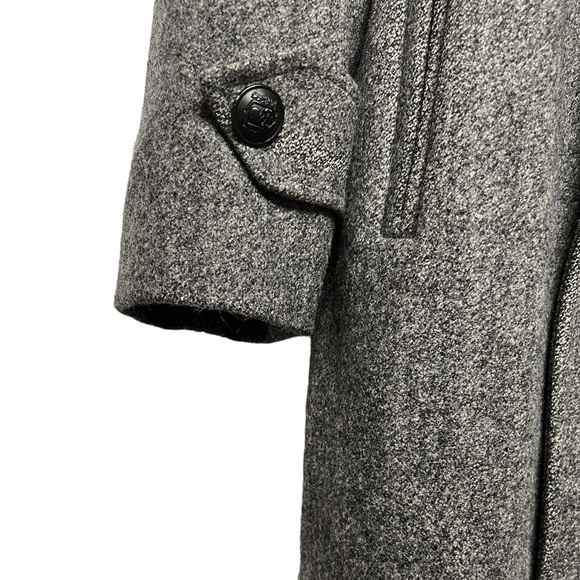 VINTAGE EDDIE BAUER Wool Peacoat Gray 44 - Picture 9 of 11